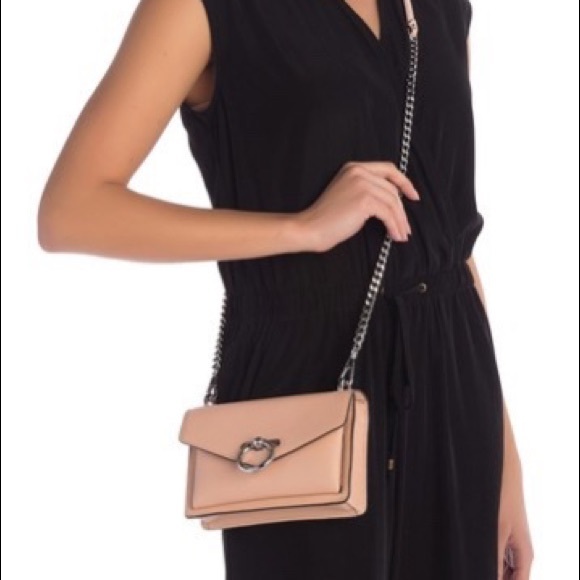{rebecca minkoff} jean crossbody bag purse neutral - Picture 3 of 16